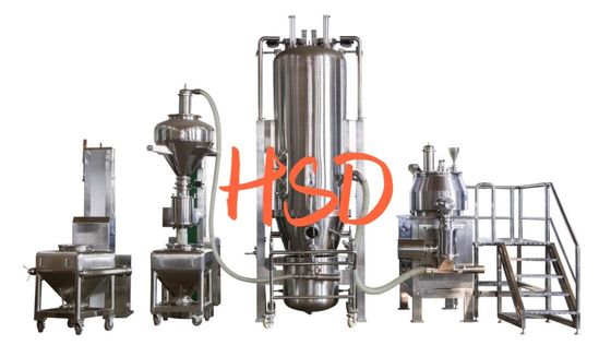 Chaîne de production de granulation de GMP SS304 pour la capsule