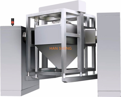 Mélangeur sec pharmaceutcal de poubelle de courrier de la poudre HZD-800 pour IBC échangeable