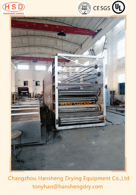 Type continu de tunnel de convoyeur manioc Mesh Belt Dryer dans le produit alimentaire instudry