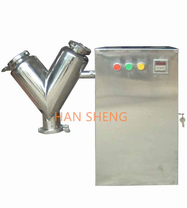Type sec mélangeur de forme de v de poudre d'épice d'amidon du blé HV-20 pour le grain
