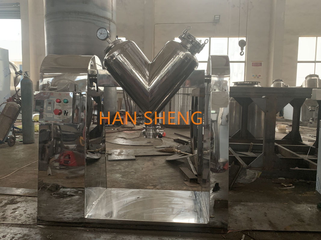 Petit type de V mélangeur mobile tournant avec Vacuumize dans l'industrie alimentaire chimique pharmaceutique des fournisseurs de la Chine pour le RD